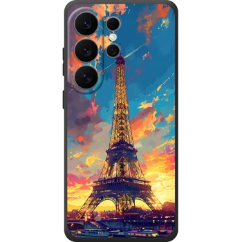 Силиконовый Чехол с Картинкой для Samsung Galaxy S26 Ultra (S948) Принт (Париж, Эйфелева Башня) (71267-ysm038)