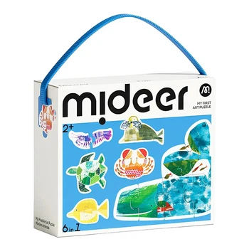 Мой первый пазл 6 в 1 Mideer Океанические животные MD1463