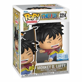 Фигурка Funko Рор Большой куш Луффи с флагом (91970)