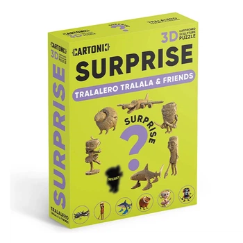 Картонный конструктор-сюрприз Cartonic 3D Puzzle Surprice Tralalero Tralala & Friends