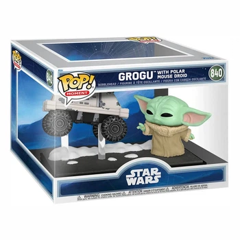 Фигурка Funko Pop Moment Star Wars Grogu with Polar Mouse Droid (90813)