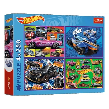 Пазл Trefl Hot Wheels Гоночный автомобиль 4x250 эл (13312)