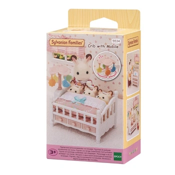 Набор Sylvanian Families 5534 Детская кроватка для тройни с мобилем, 5534
