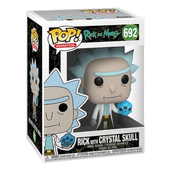 Фігурка Funko Pop! Рік і Морті Рік з кришталевим черепом (45438)