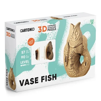 Картонный конструктор Cartonic 3D Puzzle Fish Vase 57 эл (CARTVASEF)