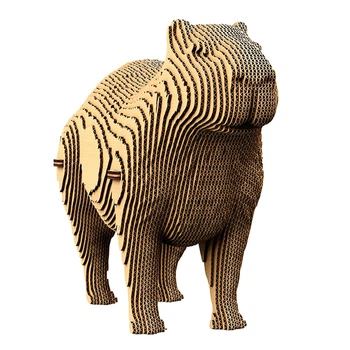 Картонный конструктор Cartonic 3D Puzzle Capybara, CARTCAPY