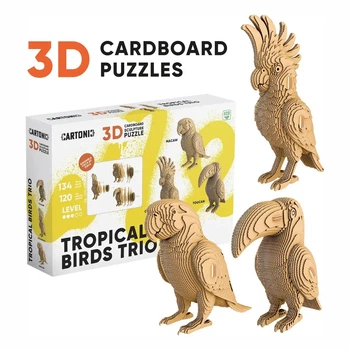 Конструктор Cartonic 3D Puzzle 134 ел (CARTTRIOBIRDS)