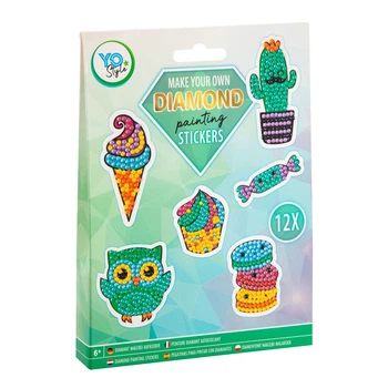 Набор для творчества Grafix Алмазные наклейки Cupcake 12 шт, 200035_2