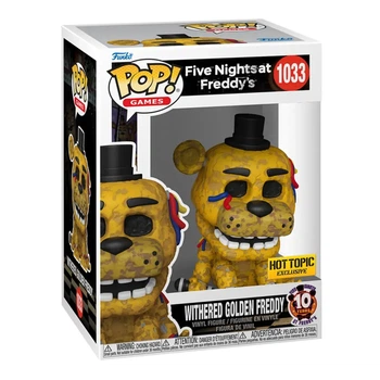 Фігурка Funko Pop 5 ночей у Фредді Поламаний золотий Фредді (83091)