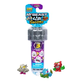 Набор с мини-фигурками MrBeast Lab Swarms 3 Лаборатория в пробирке