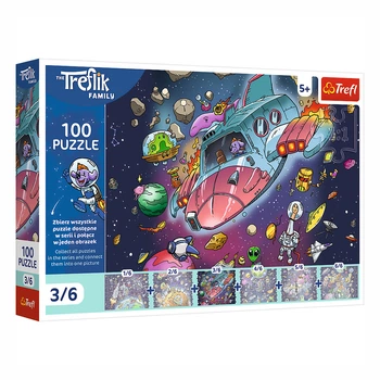Пазл Trefl UFT Treflik family Лофи в ракете 100 эл (16543)