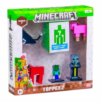 Набір-сюрприз фігурок-топерів Minecraft Делюкс серія 2 Сірий кіт (MC2260)