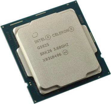 Процессор Intel Celeron G5925 (BX80701G5925) (Socket 1200, 2T, 3.6 ГГц, Box)