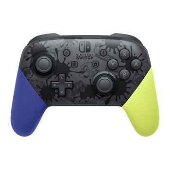 Геймпад Беспроводной Nintendo Switch Pro Controller Splatoon 3 Special Edition Yellow Blue