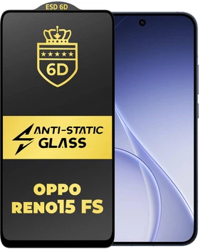 Защитное стекло 6D Anti-Static OPPO Reno15 FS Glass Shield (45842)