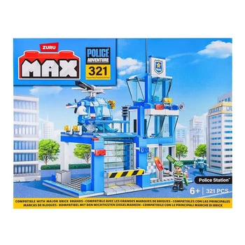 Конструктор Zuru Max Police Adventure Police Station 321 эл, 83163