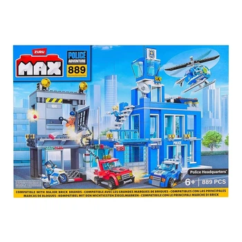 Конструктор Zuru Max Police Adventure Police Headquarters 889 эл, 83162