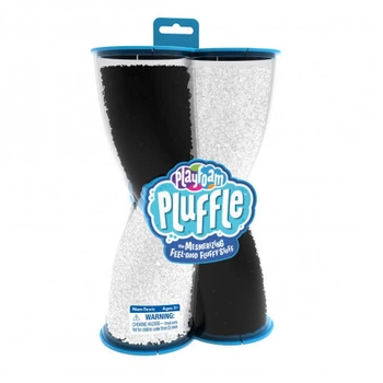 Сенсорная масса Playfoam Pluffle Черный и белый Learning resources EI-1944