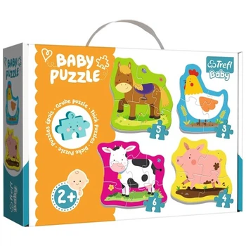 Пазл Trefl Baby Classic Тварини на фермі (5900511360707) TREFL 5900511360707 1043952