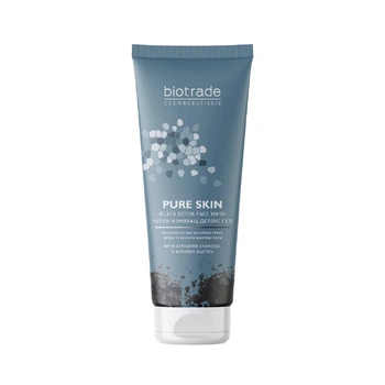 Гель для вмивання Biotrade Pure Skin ніжний з мікросферами активованого вугілля та молочною кислотою 200 мл