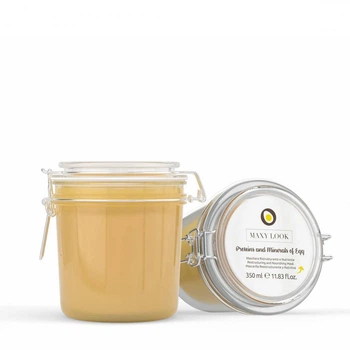 Маска Maxy Look Proteins and Minerals of Egg Restructuring and Nourishing Mask для восстановления, питания и шелковистости волос 350 мл