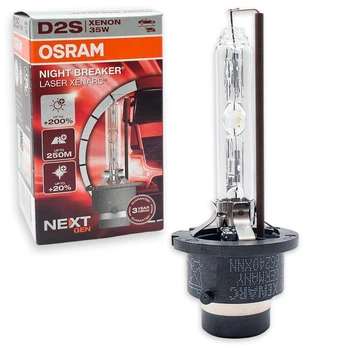 Ксенонова лампа OSRAM XENARC NIGHT BREAKER LASER D2S 35W P32d-2 +200% (66240XNN), 1 шт. (02727)
