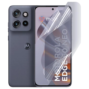 Антишпион приватная плёнка гидрогелевая для Motorola Edge 60 Neo противоударная на моторола едж 60 нео прозрачная
