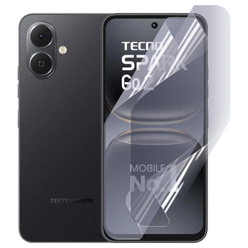 Антишпион приватная плёнка гидрогелевая для Tecno Spark Go 2 (KM4) противоударная на техно спарк гоу 2 (km4) прозрачная