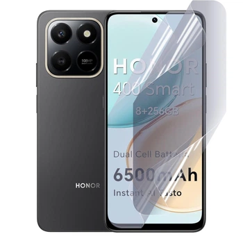 Антишпион приватная плёнка гидрогелевая для Huawei Honor 400 Smart 5G противоударная на хуавей хонор 400 смарт 5g прозрачная