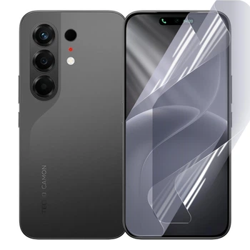 Антишпион приватная плёнка гидрогелевая для Tecno Camon 50 (CN5) противоударная на техно камон 50 (cn5) прозрачная