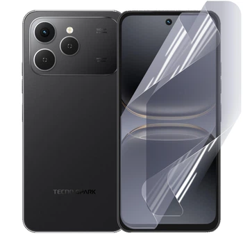 Антишпион приватная плёнка гидрогелевая для Tecno Spark 40 Pro 4G противоударная на техно спарк 40 про 4g прозрачная
