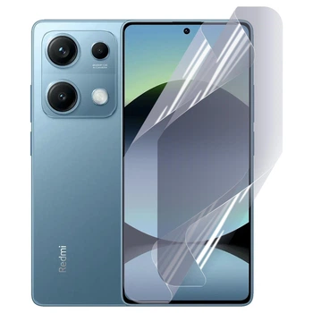 Антишпион приватная плёнка гидрогелевая для Xiaomi Redmi Note 14S противоударная на сяоми редми нот 14s прозрачная