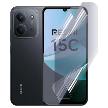 Антишпион приватная плёнка гидрогелевая для Xiaomi Redmi 15C 4G противоударная на сяоми редми 15c 4g прозрачная