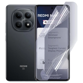 Плёнка гидрогелевая для Xiaomi Redmi Note 15 5G глянцевая противоударная на сяоми редми нот 15 5g прозрачная