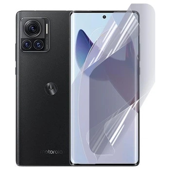 Антишпион приватная плёнка гидрогелевая для Motorola X30 противоударная на моторола икс 30 прозрачная