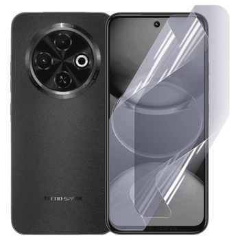 Антишпигун приватна плівка гідрогелева для Tecno Spark 30C (KL5n) протиударна на техно спарк 30c (kl5n) прозора
