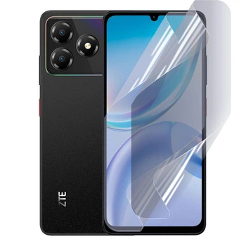 Антишпион приватная плёнка гидрогелевая для ZTE Blade A36 противоударная на зте блейд а 36 прозрачная