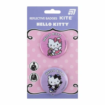 Набор светоотражающих значков Kite Hello Kitty "Кошенятко Кітті" 2 шт (HK25-107-1)
