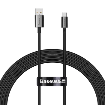 Дата кабель Baseus Superior Series Fast Charging USB to Type-C 100W (1m) (P10320102) Cluster Black