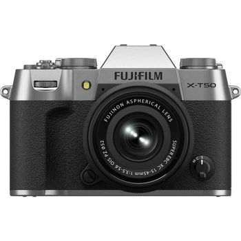 Беззеркальный фотоаппарат Fujifilm X-T50 Kit XC 15-45mm f/3.5-5.6 OIS PZ Silver (16828832) [172735]