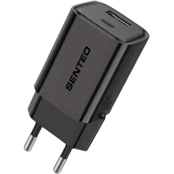 Мережевий зарядний пристрій Senteo S-04 30W Black [175172]