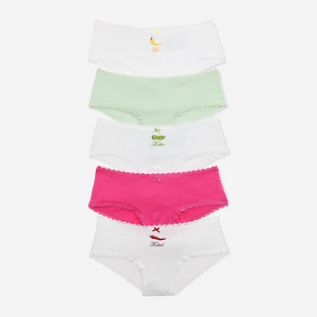 Набір трусиків-хіпстерів жіночих бавовняних Victoria's Secret 579841932 L 5 шт. Яскравий мікс (1161891672)