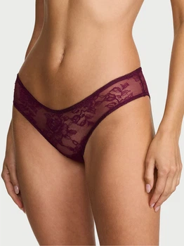 Трусики бразилиана женские Victoria's Secret 716216919 L Бордовые (1161888823)