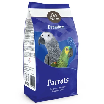 Deli Nature Premium Parrots – Полнорационный премиум корм для попугаев обогащен фруктами. 800 г (5411860800153)