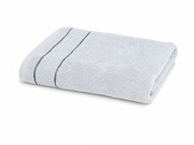 Рушник махровий TWL Soft 450 г/м2, 70*140 см, в.сірий