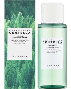 Тонер проти акне для жирної шкіри обличчя SKIN1004 Madagascar Centella Tea-Trica Purifying Toner 210 мл