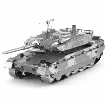 Металлический 3D-пазл сувенір Танк Type 10 MBT
