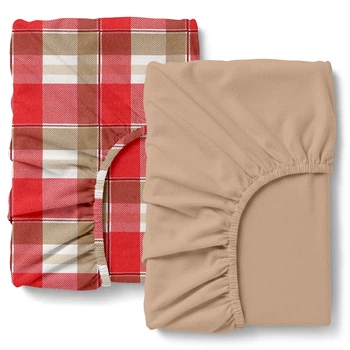 Простынь на резинке Cosas BERRY TARTAN Фланель 140х200х20 2 шт (4822052503225)