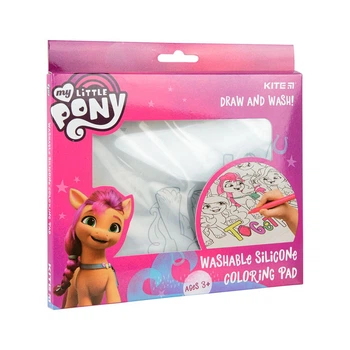 Подкладка настольная Kite силиконовая раскраска My Little Pony, 30х40см (LP22-424)