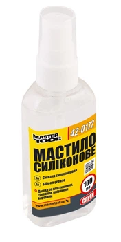 Силиконовая смазка MASTERTOOL спрей 100 мл, универсальная, водоотталкивающая